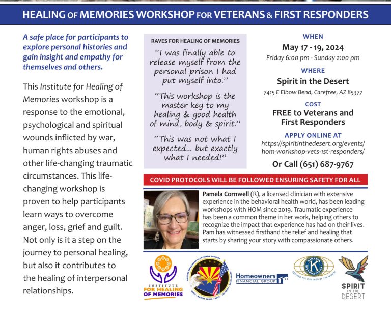 Healing of Memories for Veterans